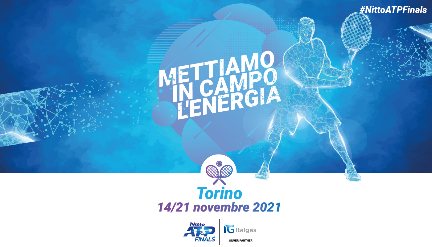 Italgas è Silver Partner delle Nitto ATP Finals 2021 di Torino