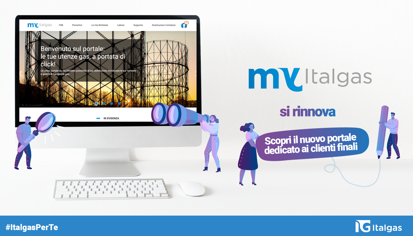 Semplice, veloce e digitale: il portale MyItalgas si rinnova - Italgas.it