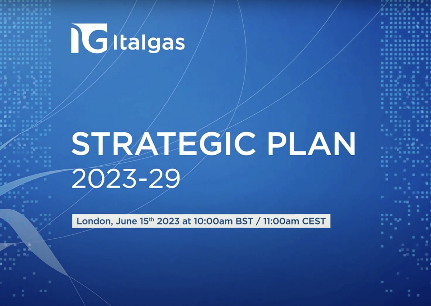 Italgas presenta il Piano Strategico 2023-2029
