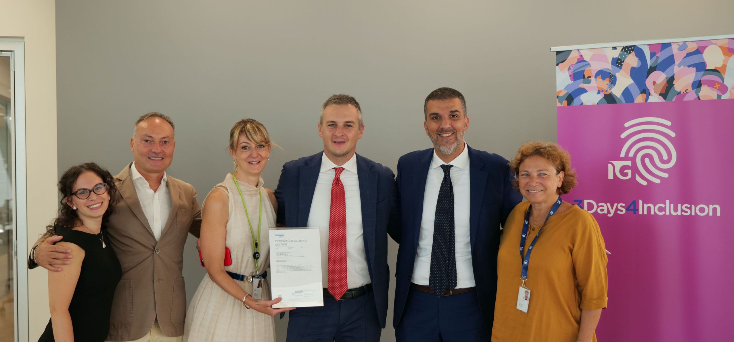 Italgas obtains UNI/PdR 125:2022 gender equality certification