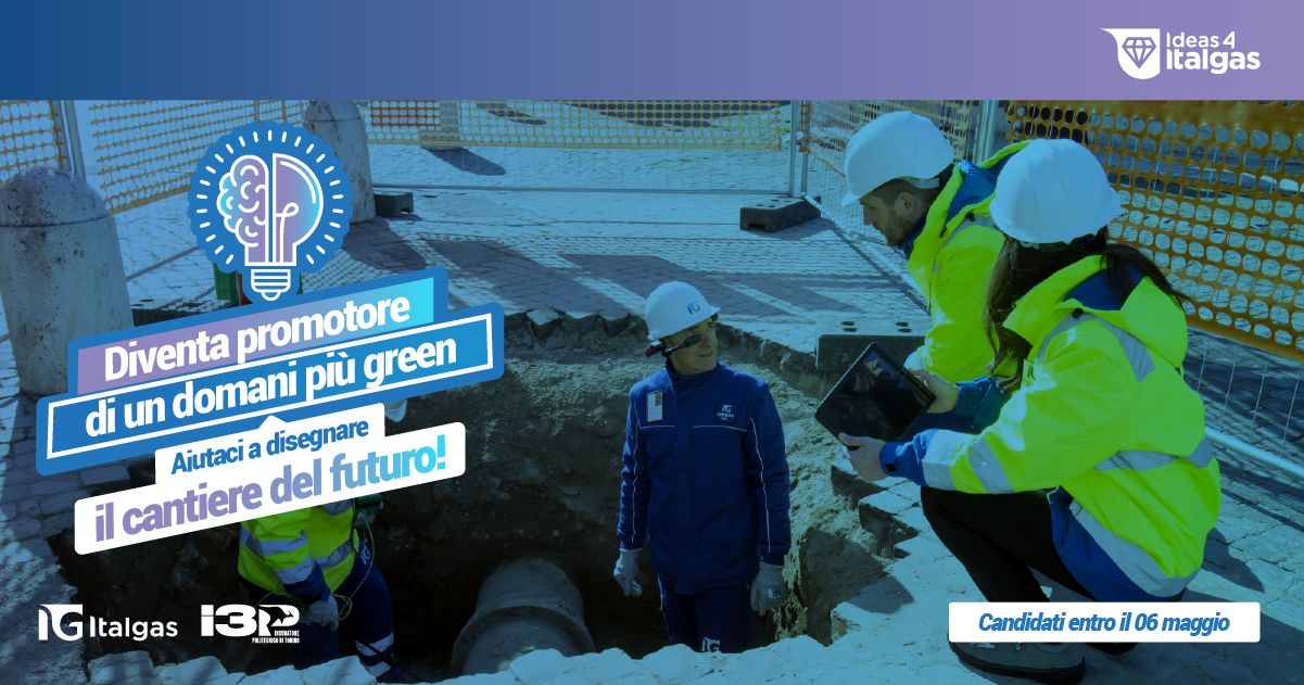 Italgas and I3P launch “NewGen Construction Site”: a call for startups for innovative sustainability