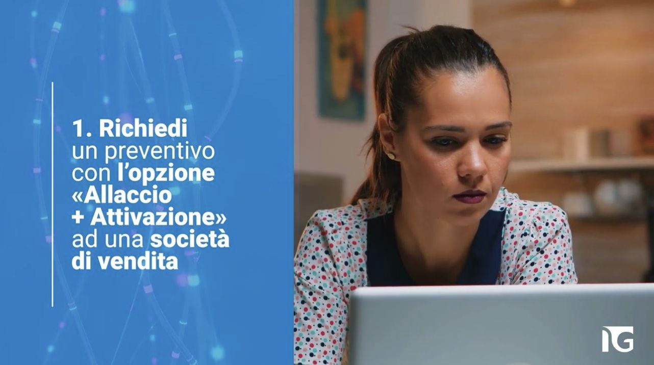 Video del servizio in cui si mostrano persone di italgas che lavorano e fanno assistenza domiciliare e clienti che usufruiscono del servizio comodamente da casa.