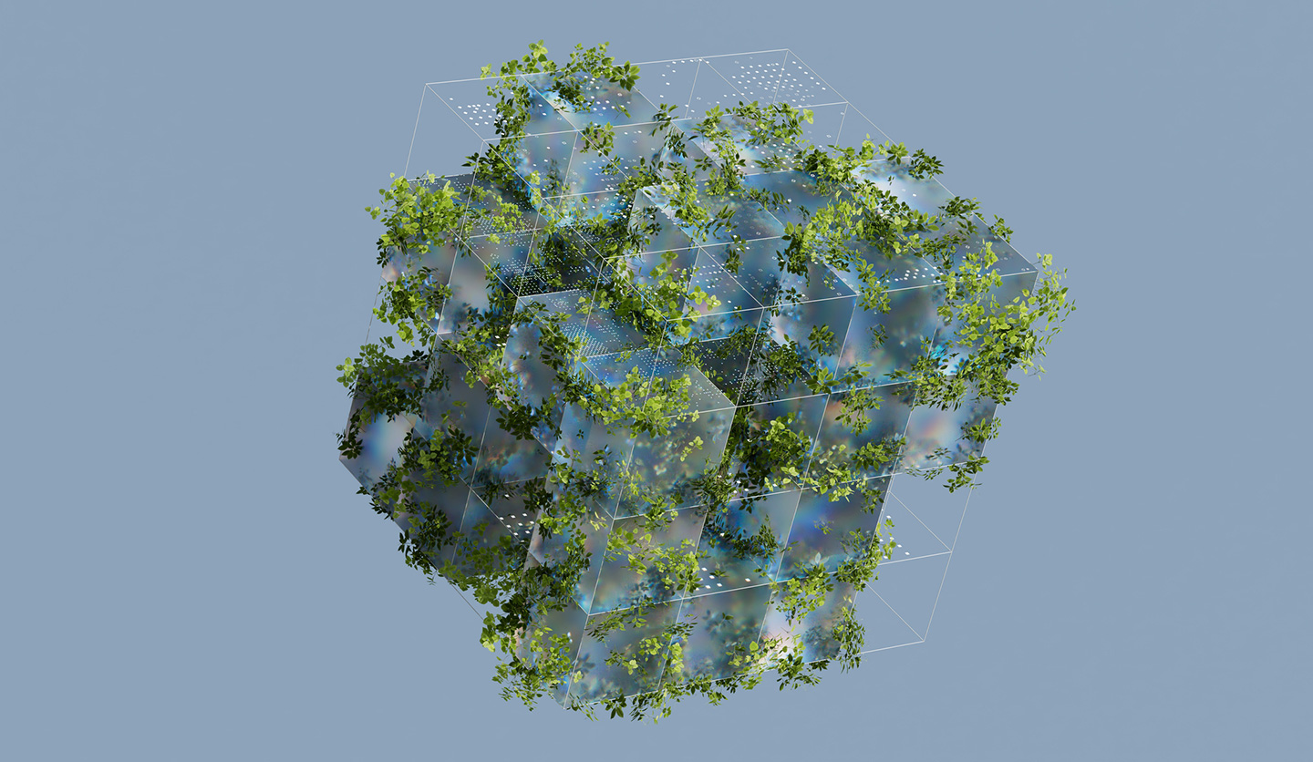 Artistic composition of trees