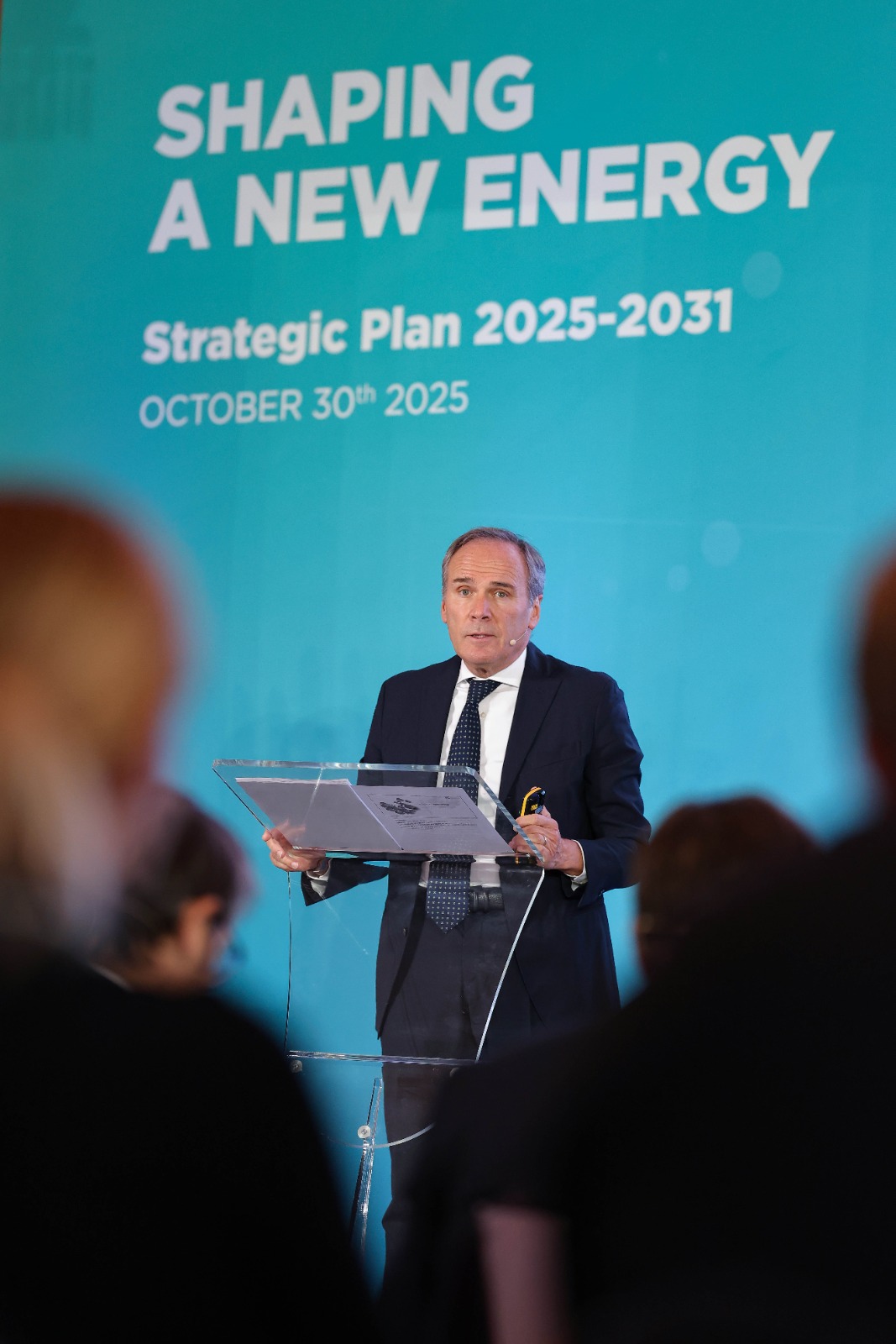 Foto dell'evento di presentazione del nuovo piano strategico Italgas 2025-2031